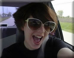 Heather driving